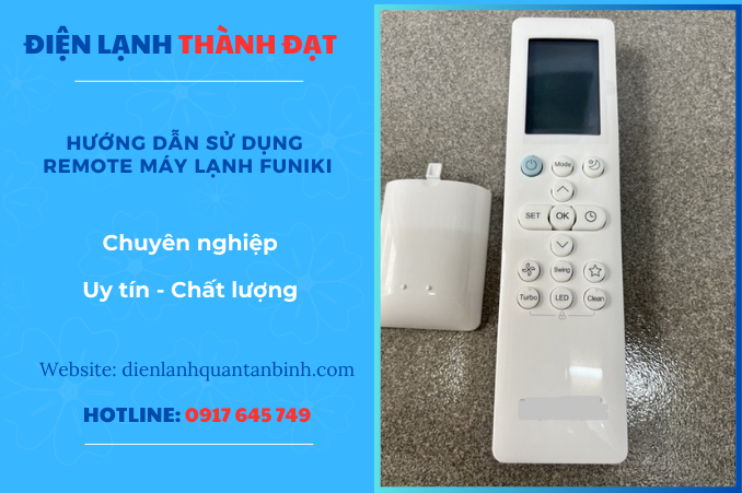 HƯỚNG DẪN SỬ DỤNG REMOTE MÁY LẠNH FUNIKI