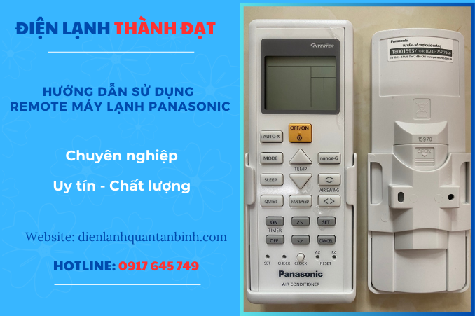 HƯỚNG DẪN SỬ DỤNG REMOTE MÁY LẠNH PANASONIC