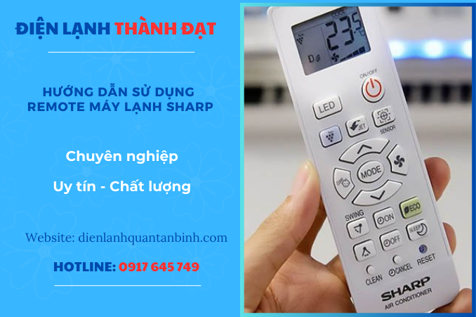 HƯỚNG DẪN SỬ DỤNG REMOTE MÁY LẠNH SHARP